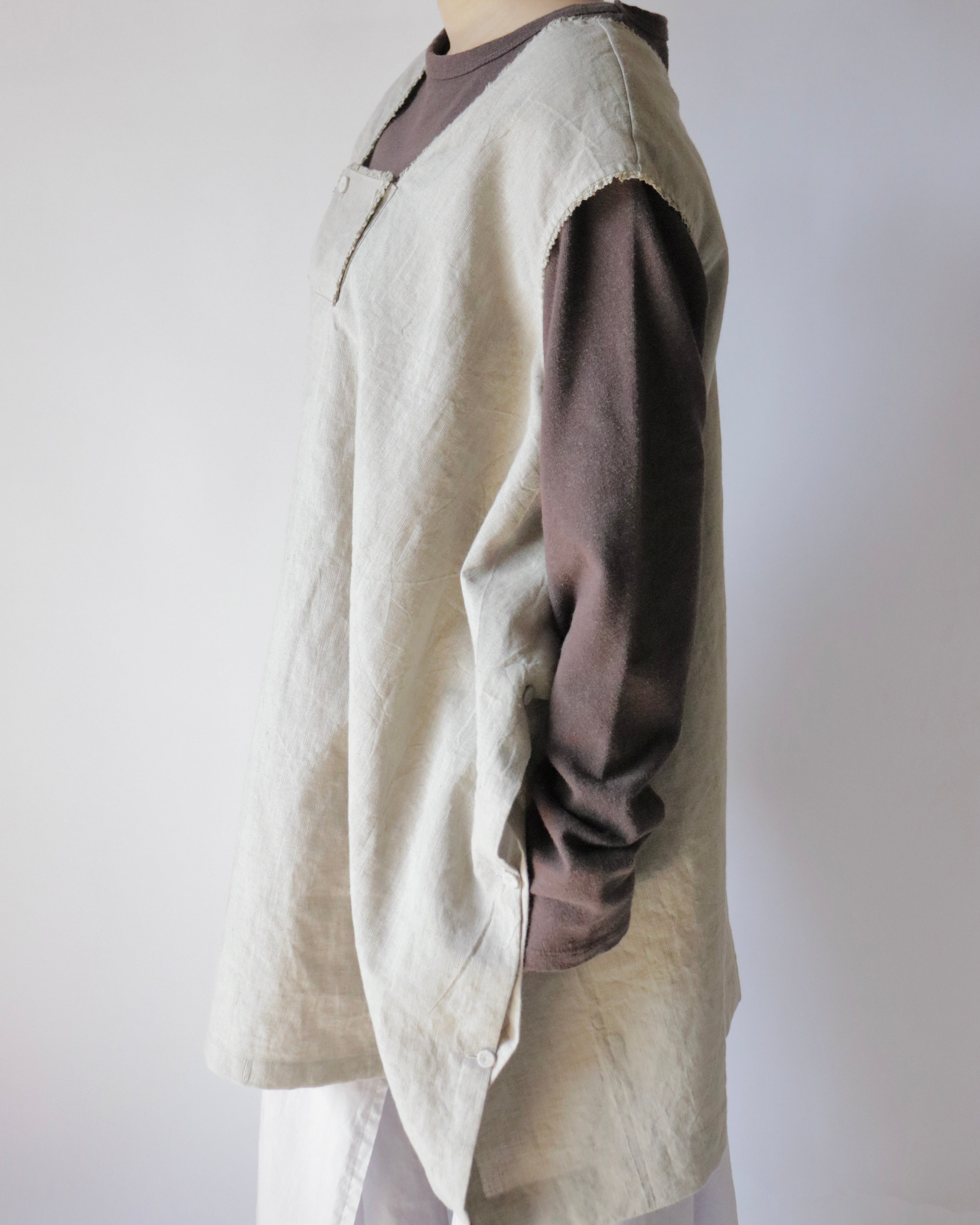 Lyung-down nightwear dress