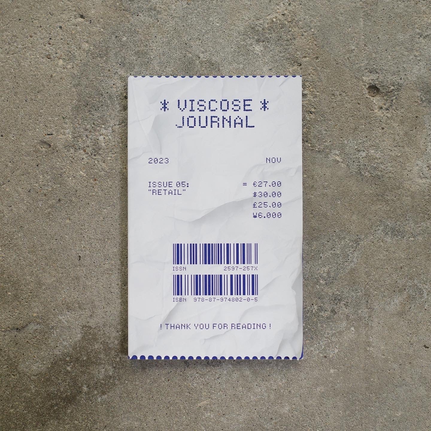 Viscose Journal #5 Retail