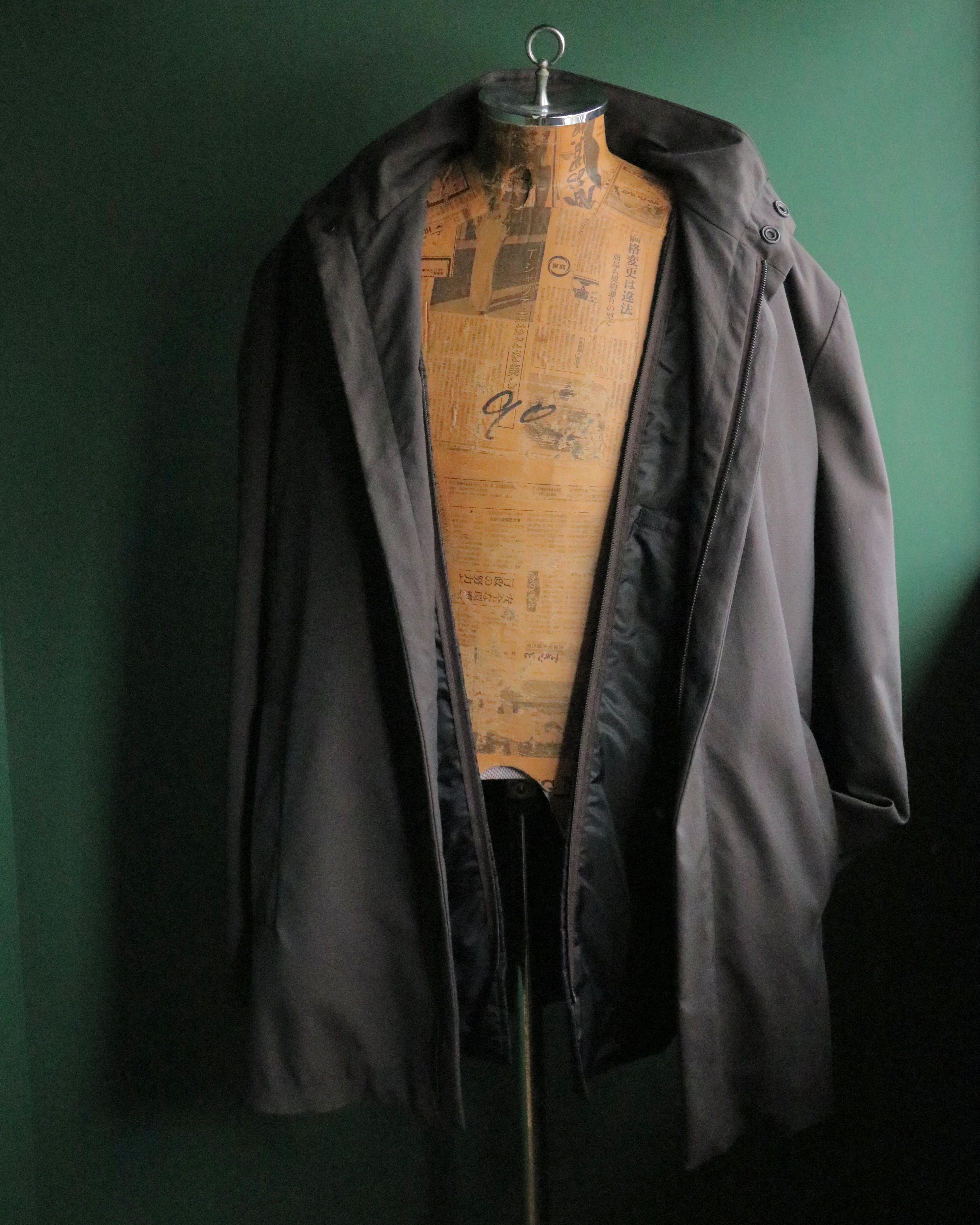 2010FW Calvin Klein Collection stand-collar padding zip coat