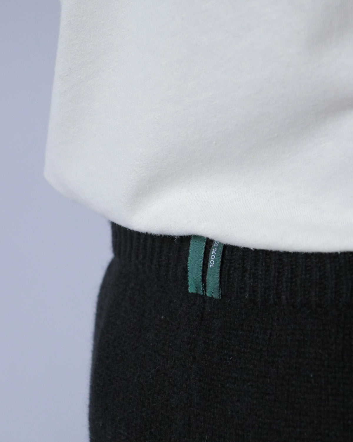 E RT / Shetland Short Sweat Pants (Exclusive) / Black