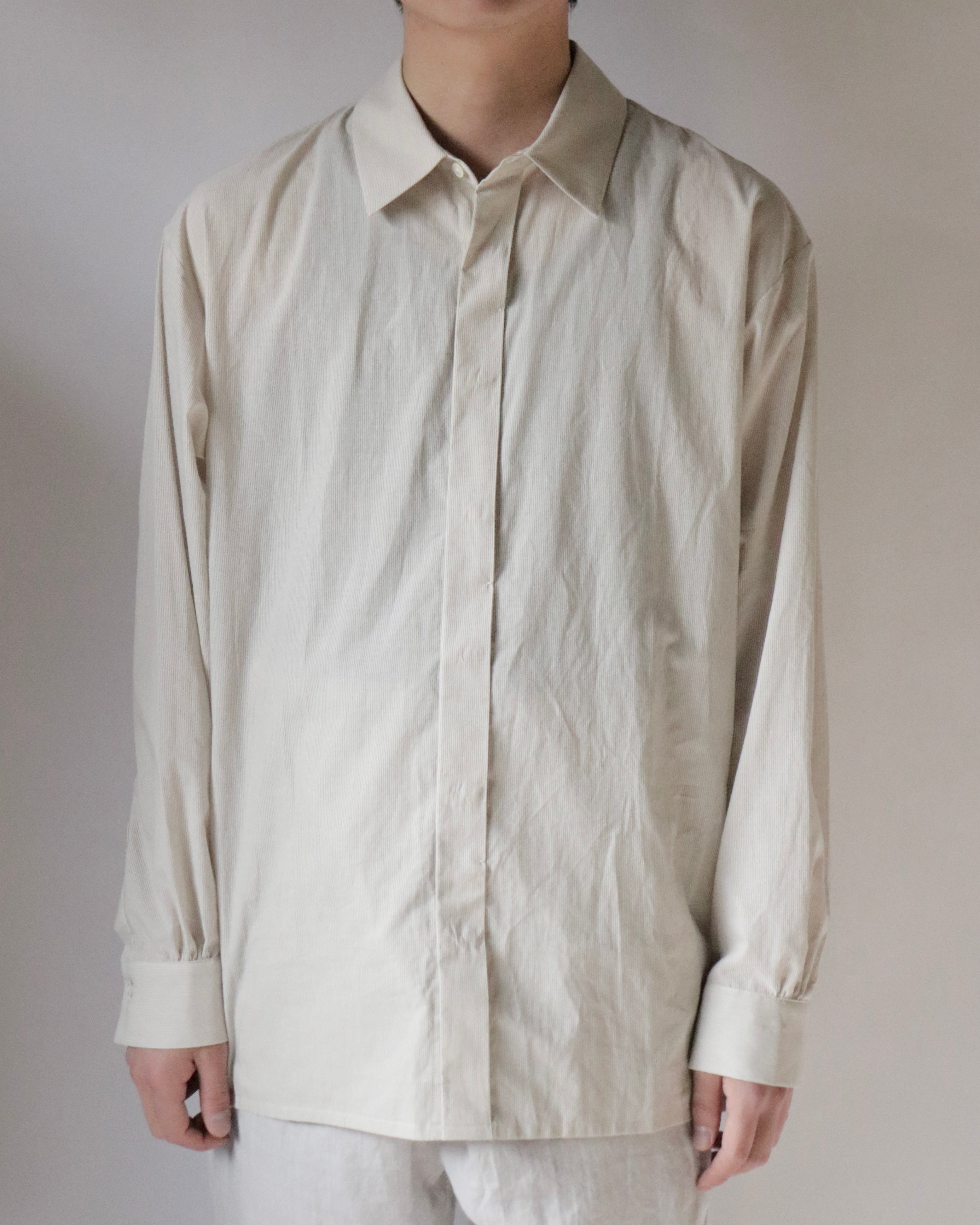 Organic cotton striped shirt
