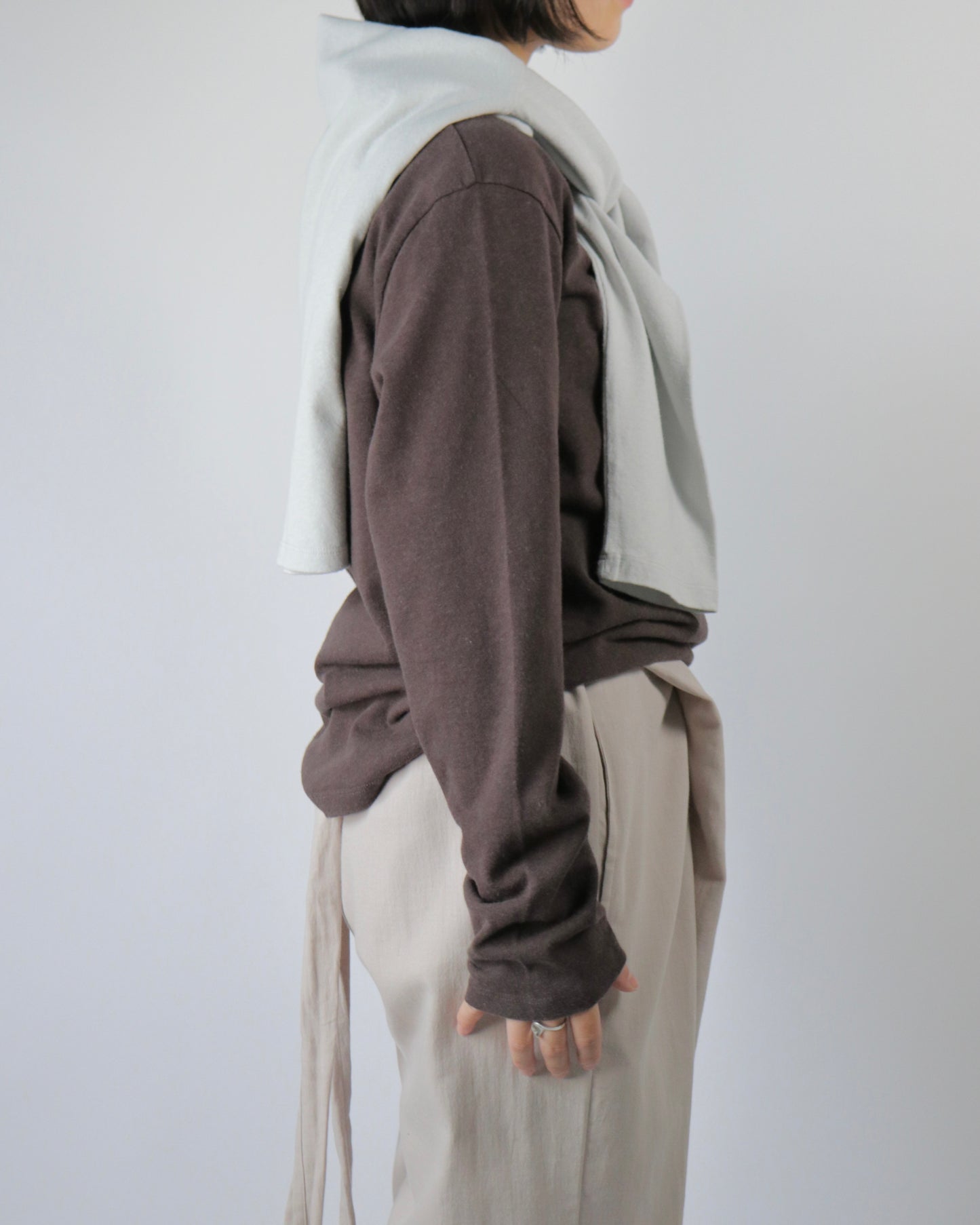 The Long Sleeve T-Shirt in Chocolate