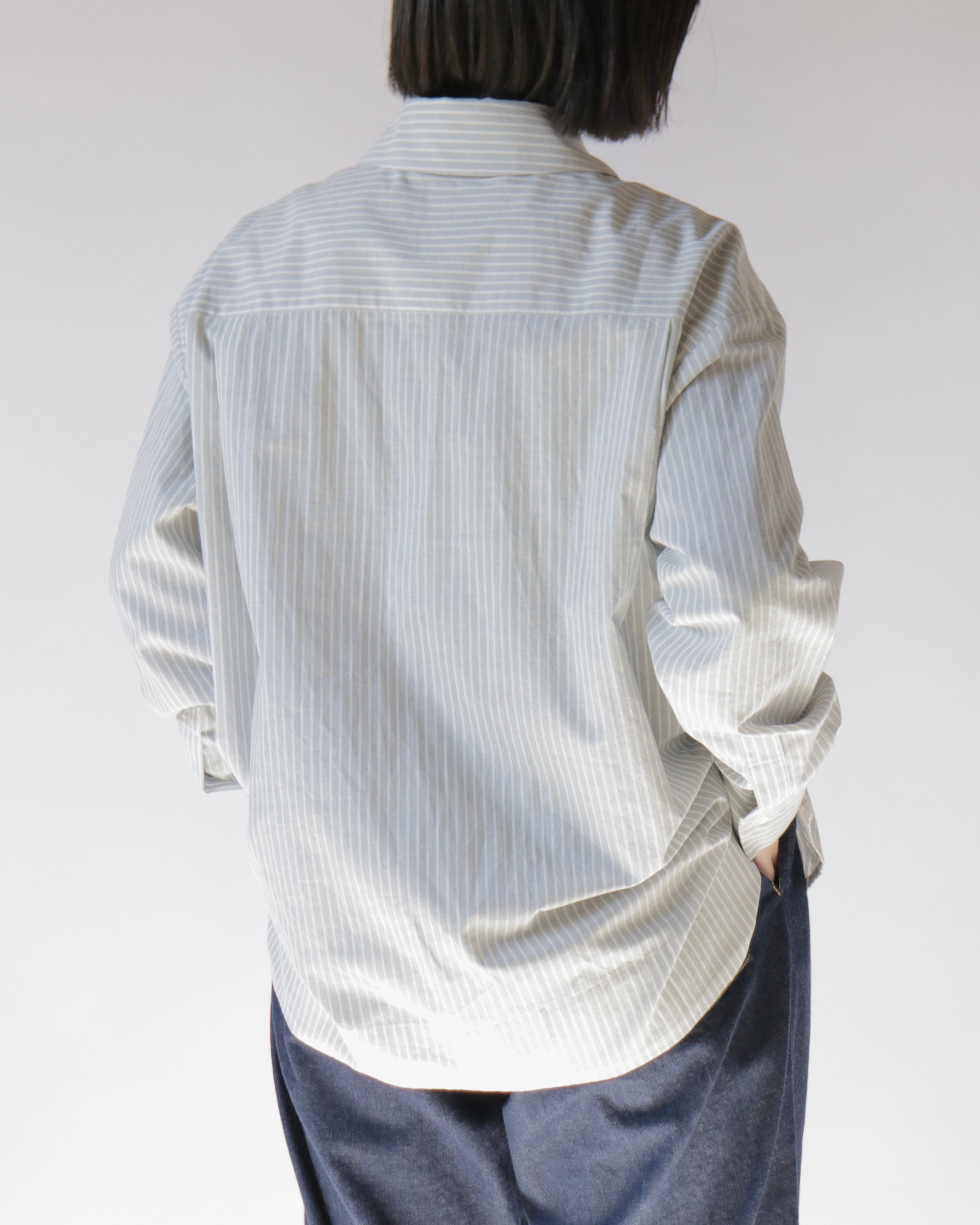 Organic cotton striped shirt
