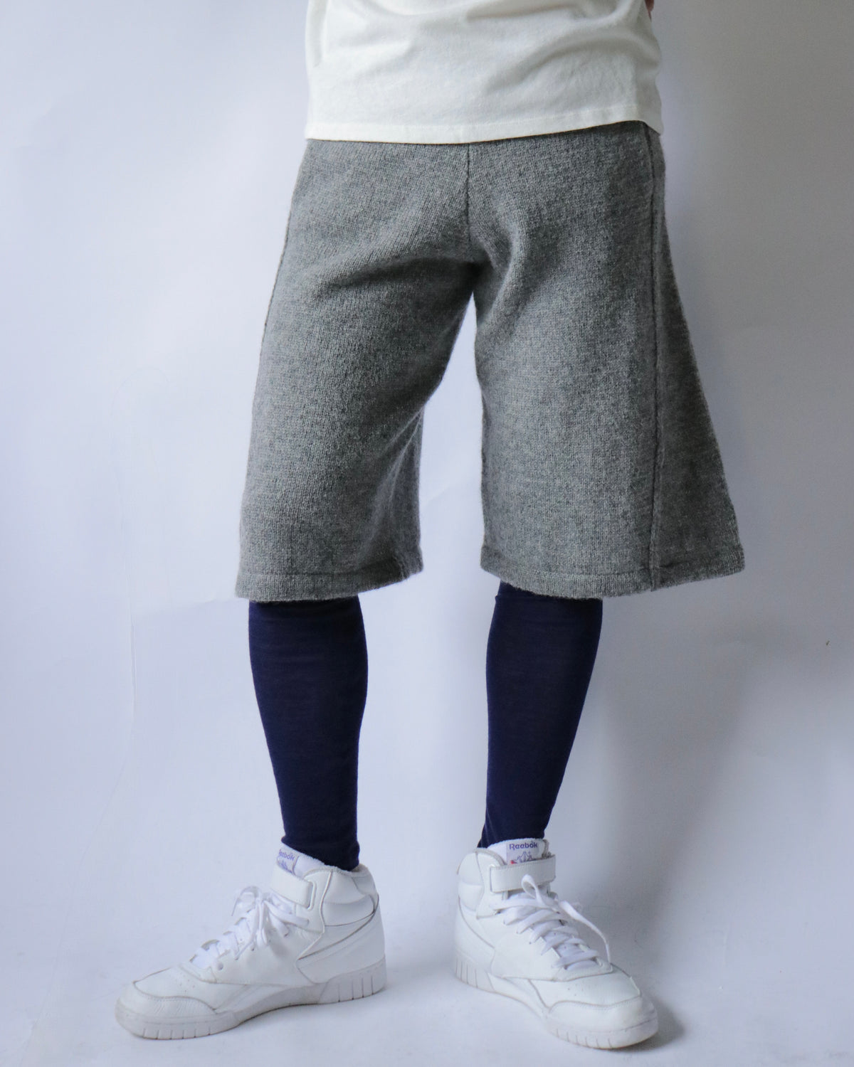 E RT / Shetland Short Sweat Pants (Exclusive) / Grey