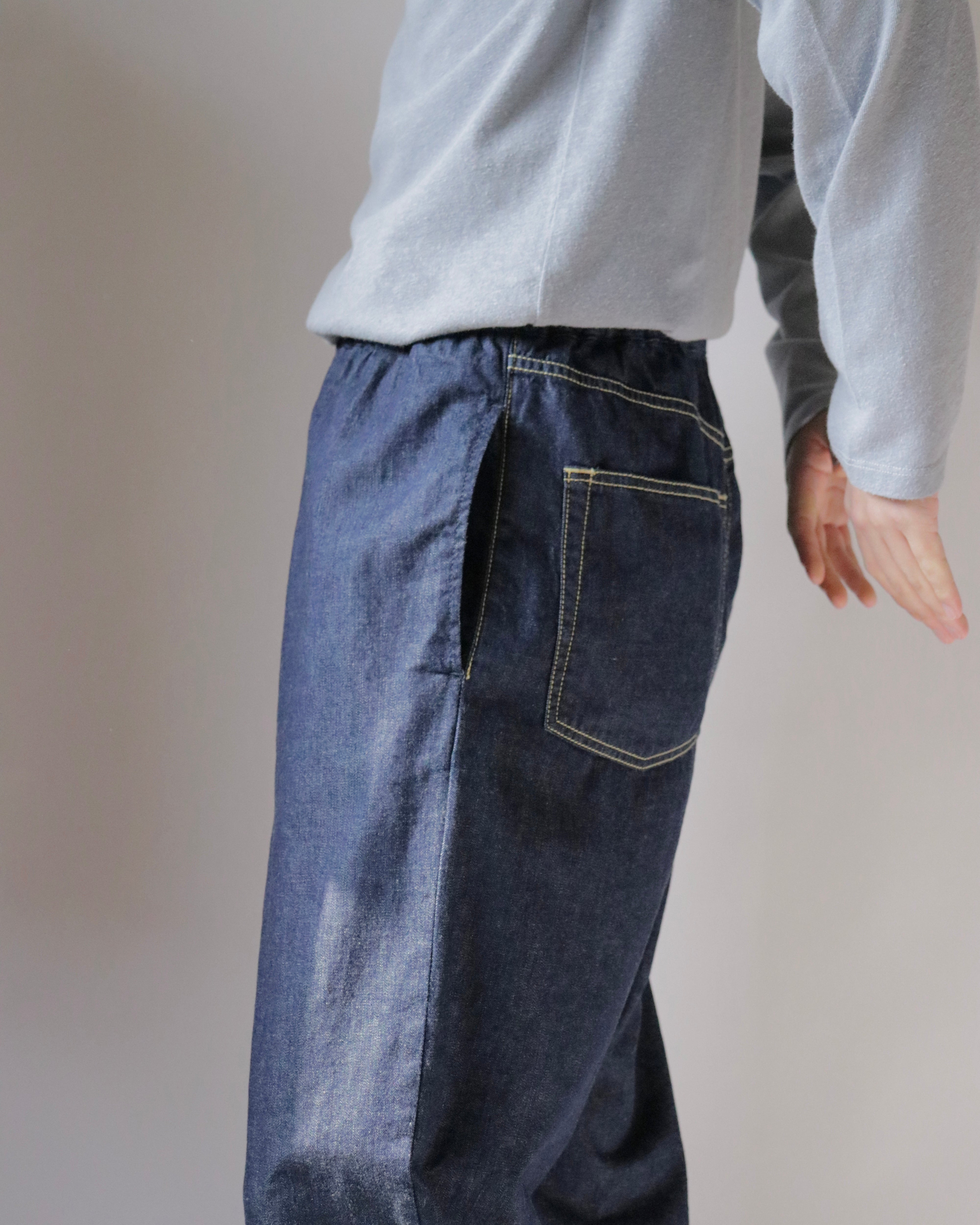 Farmer denim pants