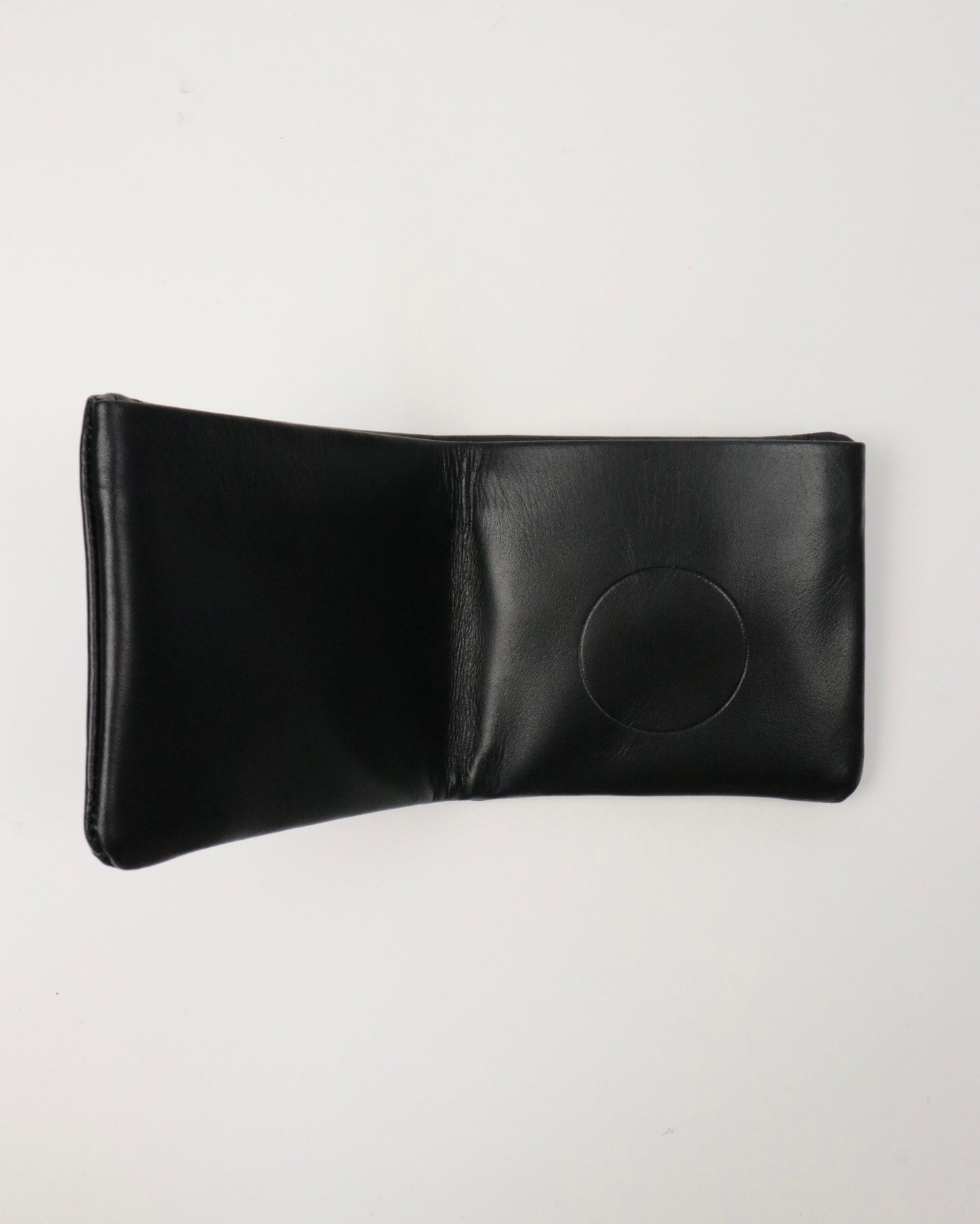 Light leather bifold wallet