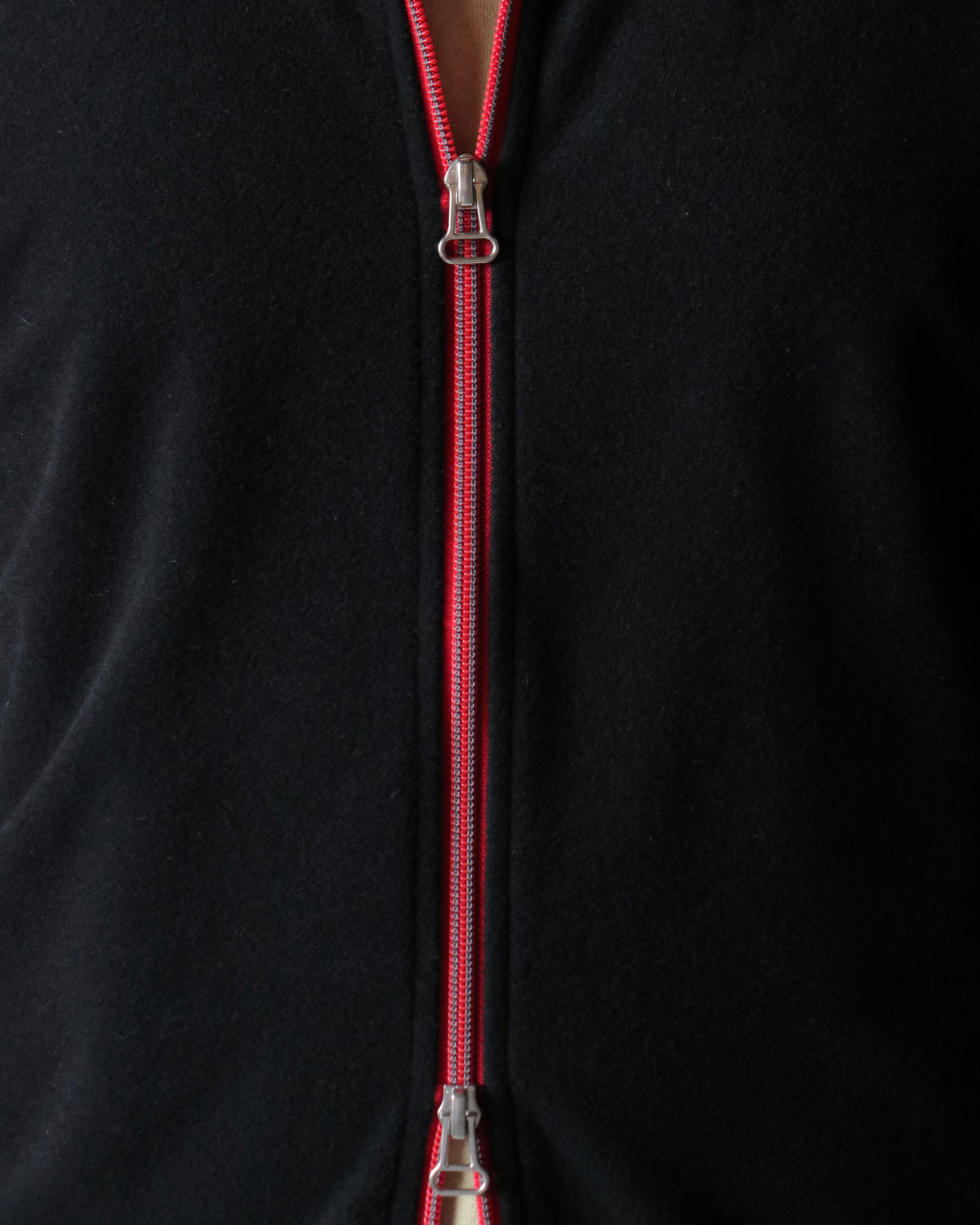 well / 2way open zip cardigan