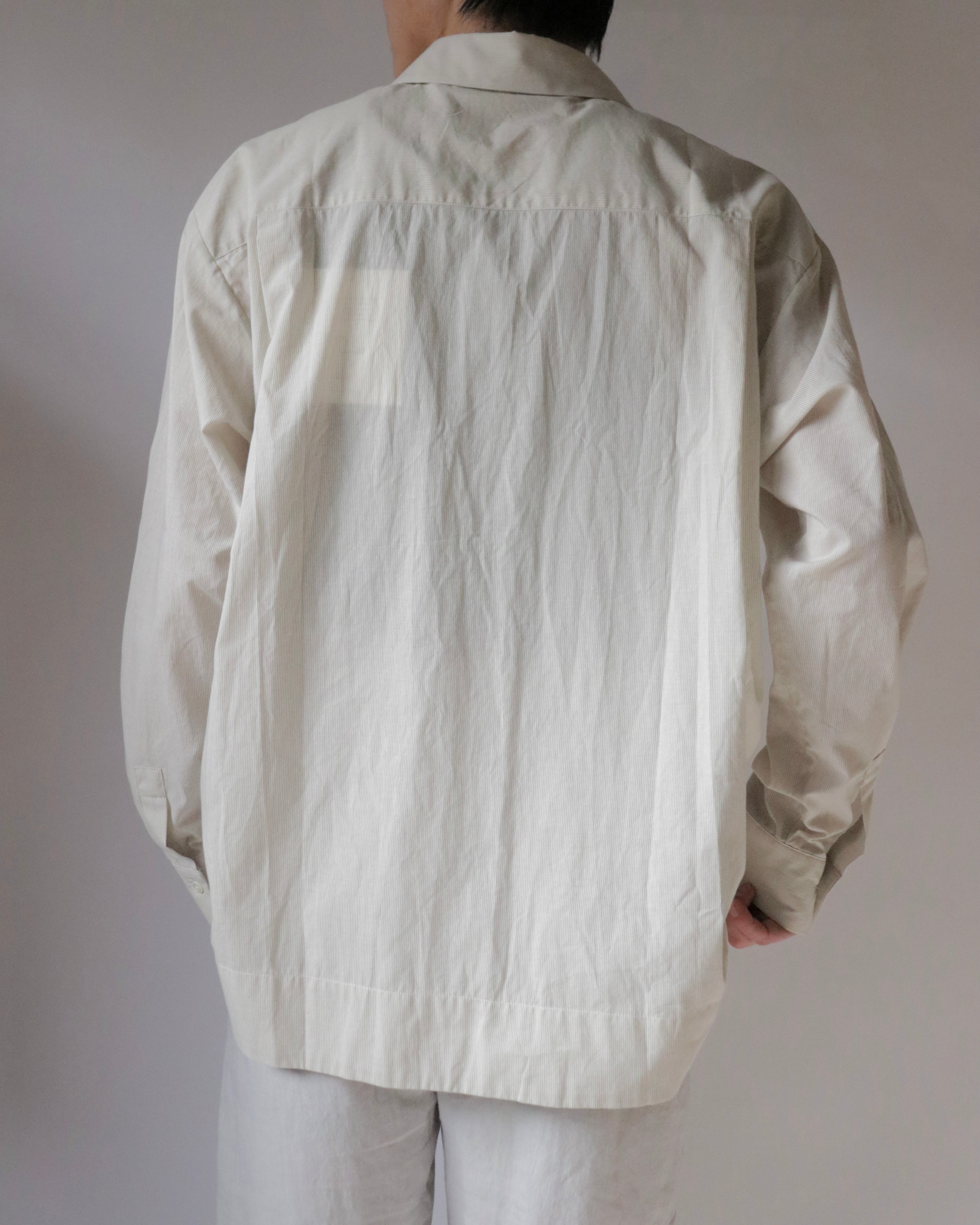 Organic cotton striped shirt