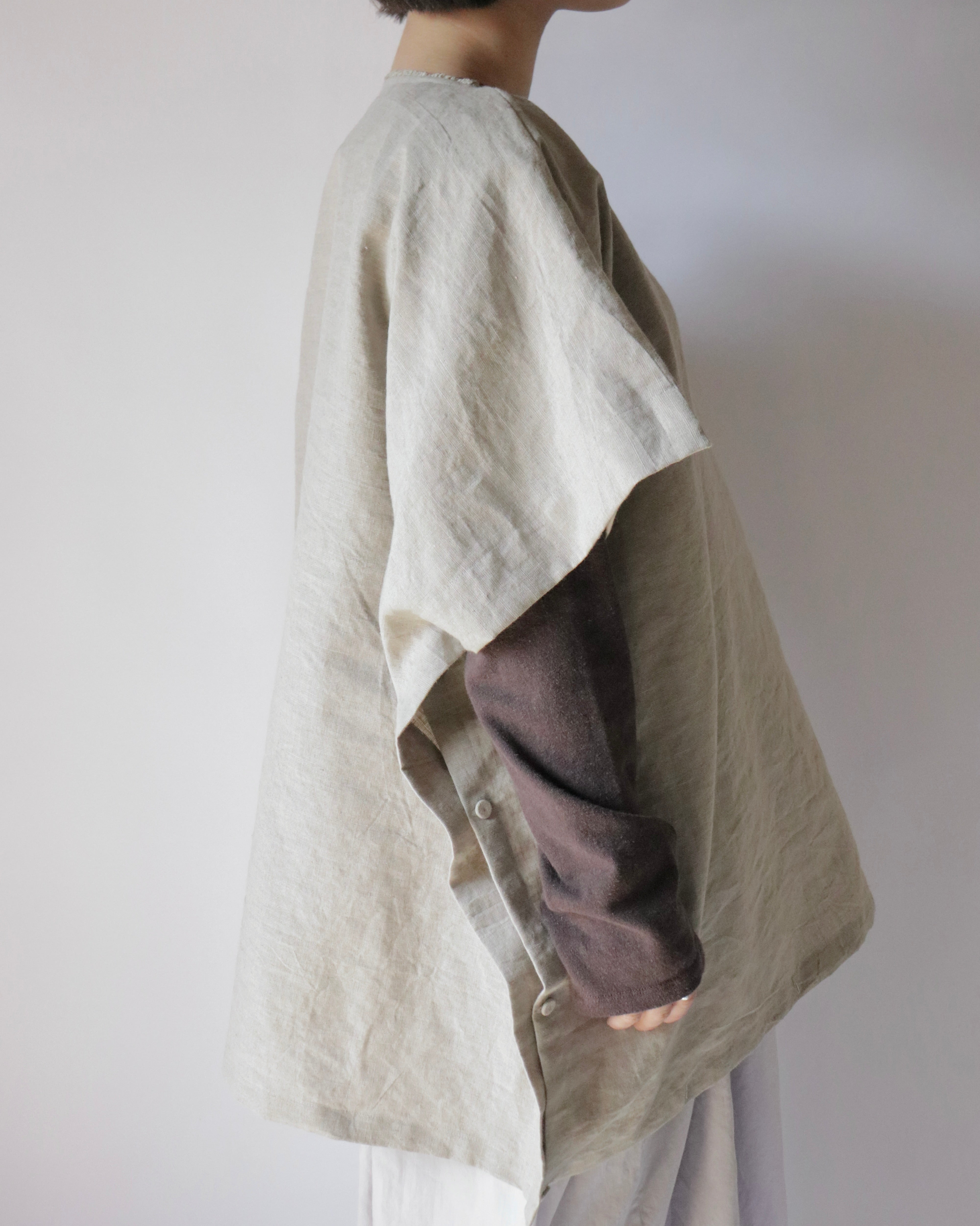 Lyung-down nightwear dress