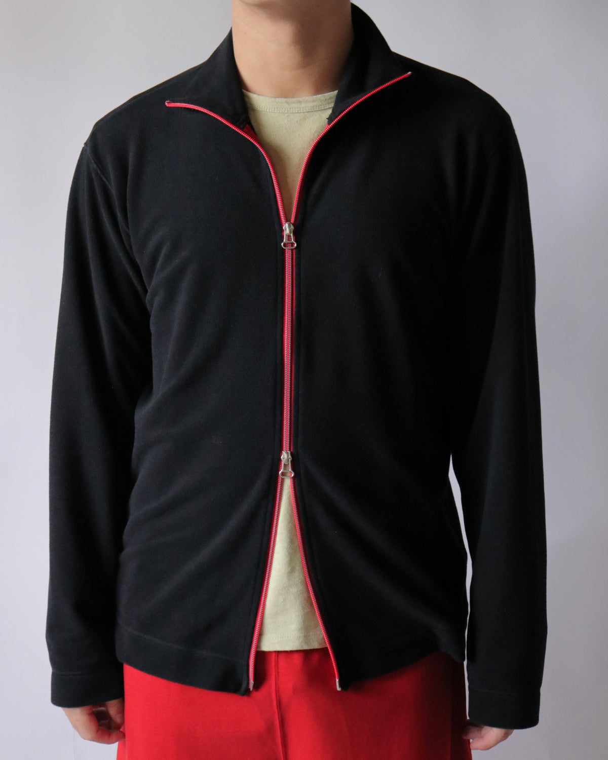 well / 2way open zip cardigan