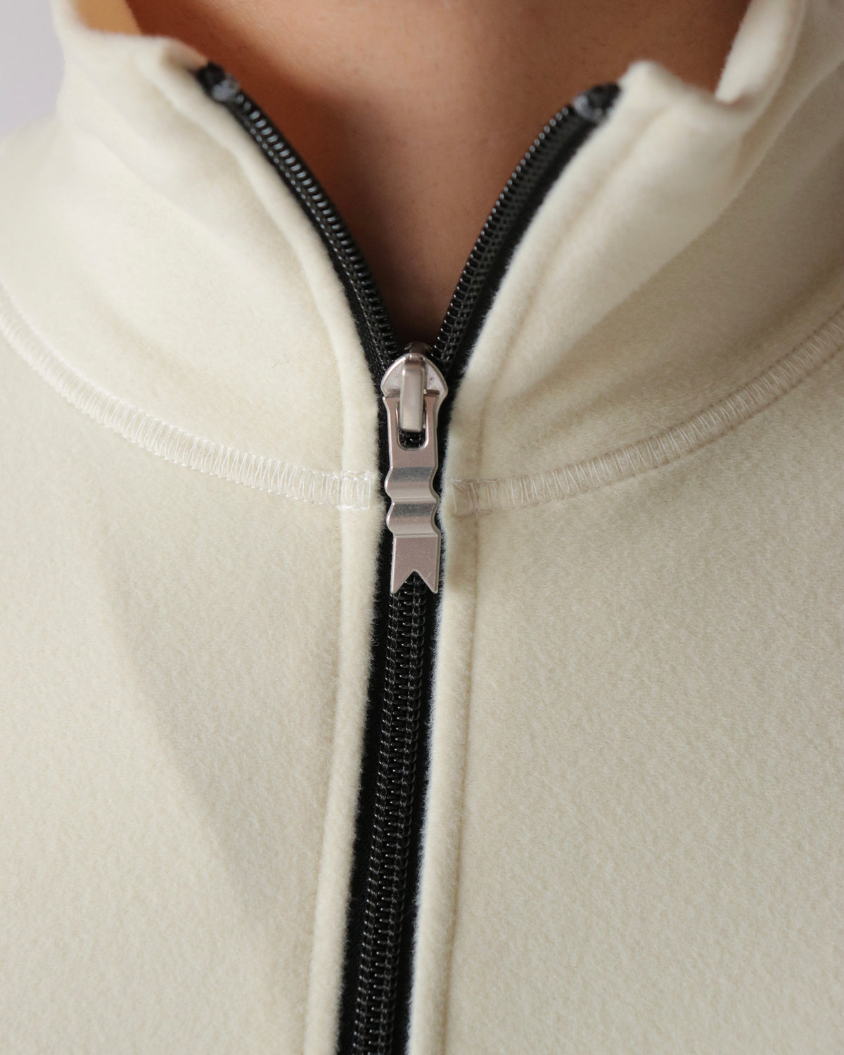 well / ribbon zip cardigan