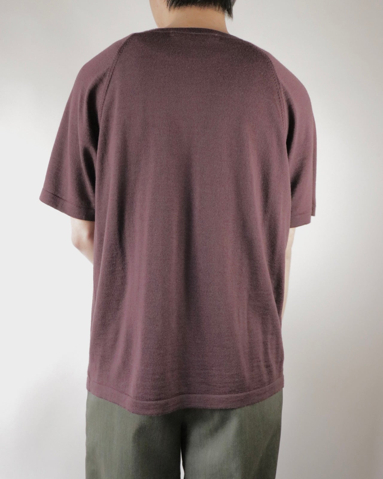 E RT N°19 Merino Tee - Havana