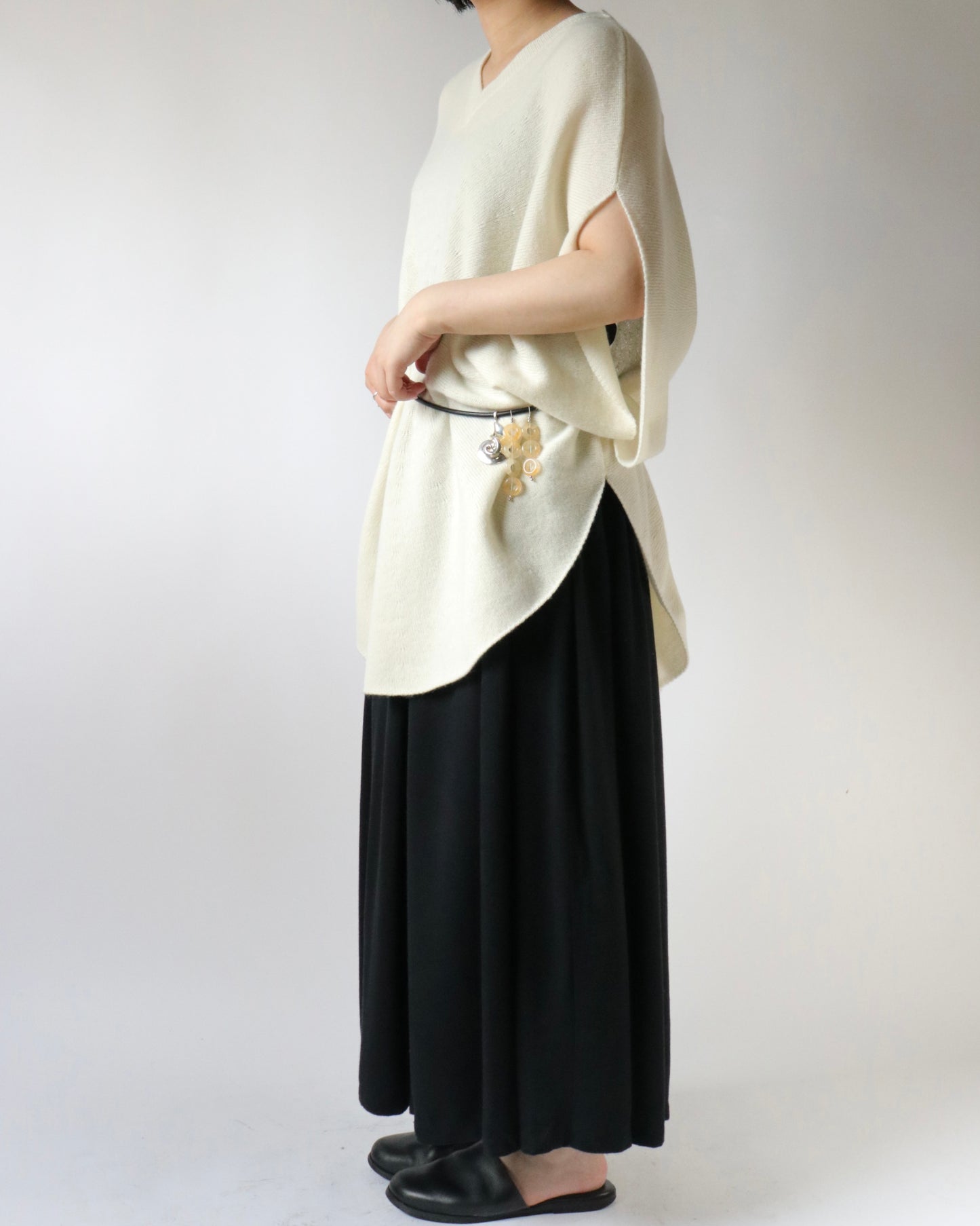 Tasmanian wool circle vest