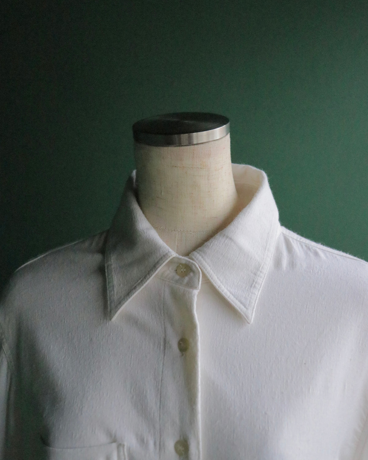 90s ARMANI JEANS cotton gauze shirt