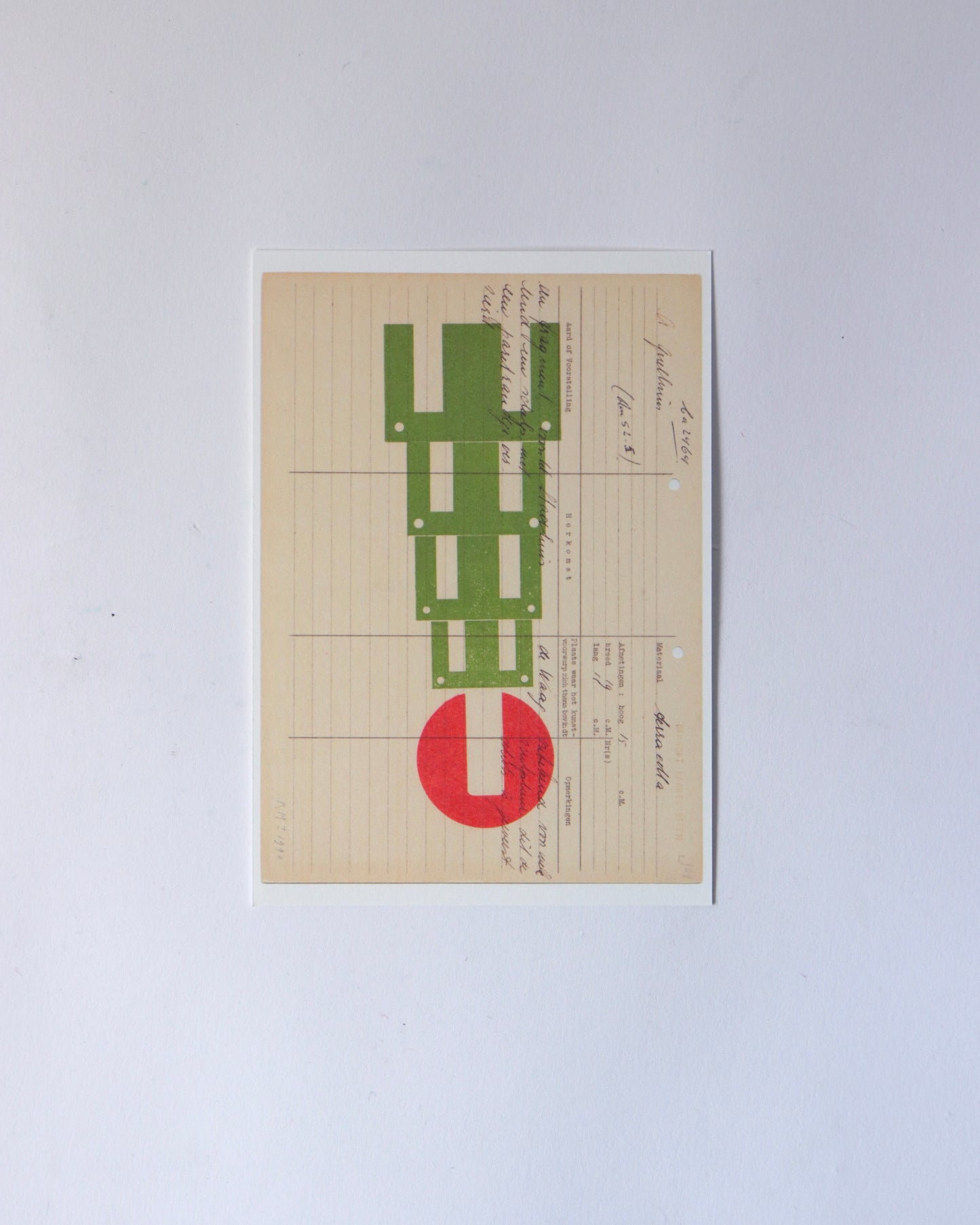 Karel Martens 12 Postcards Set