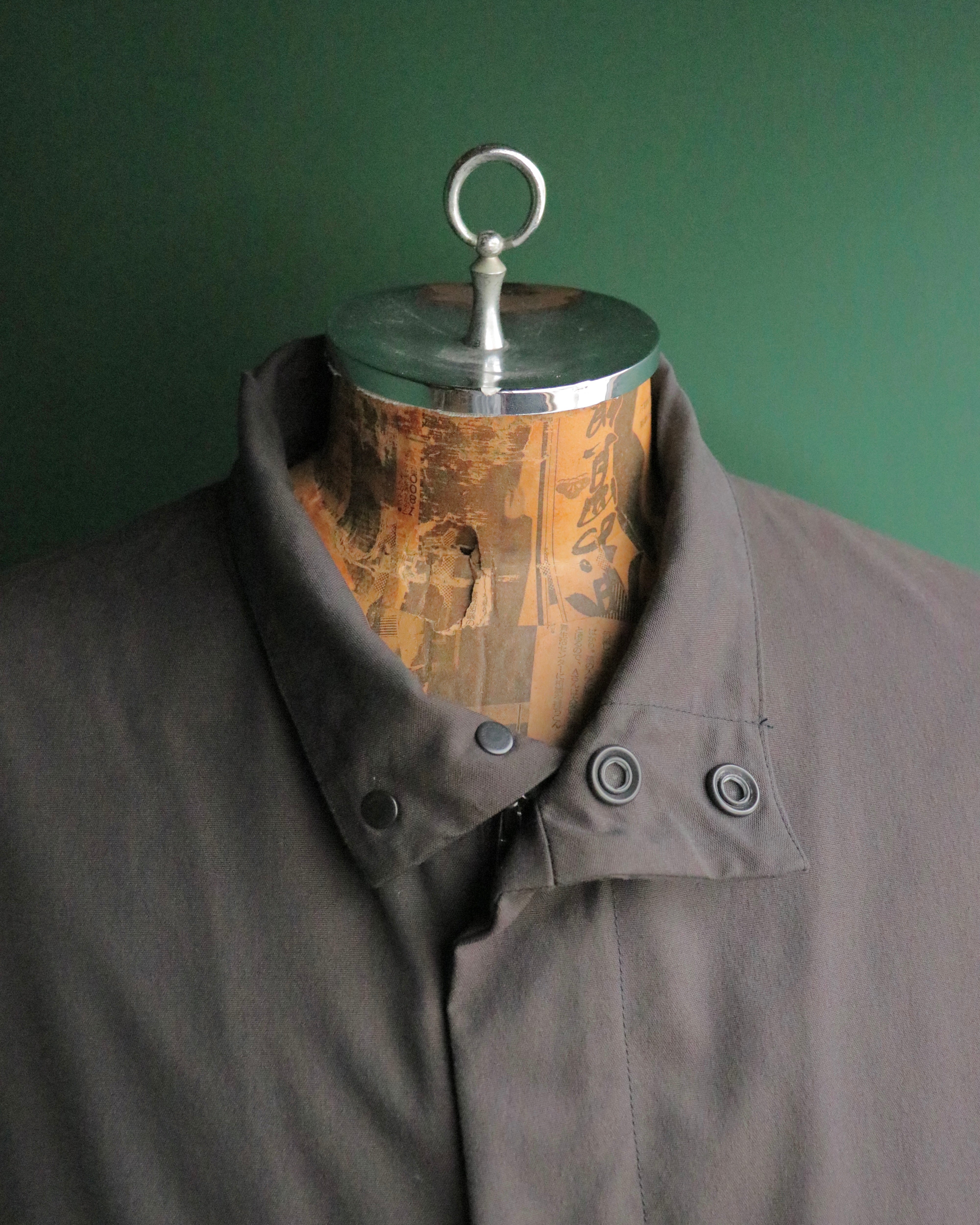 2010FW Calvin Klein Collection stand-collar padding zip coat