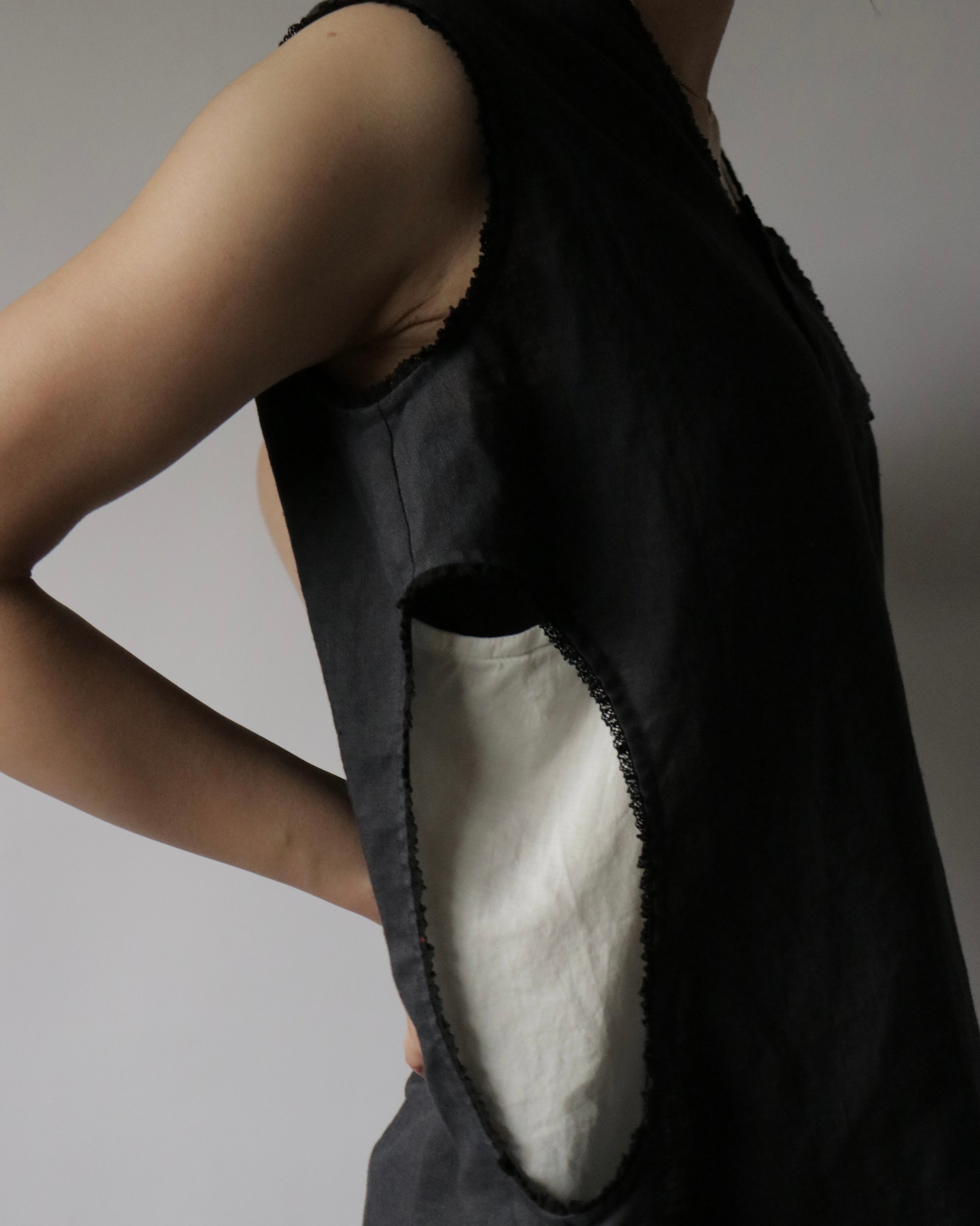 Lyung-down nightwear dress