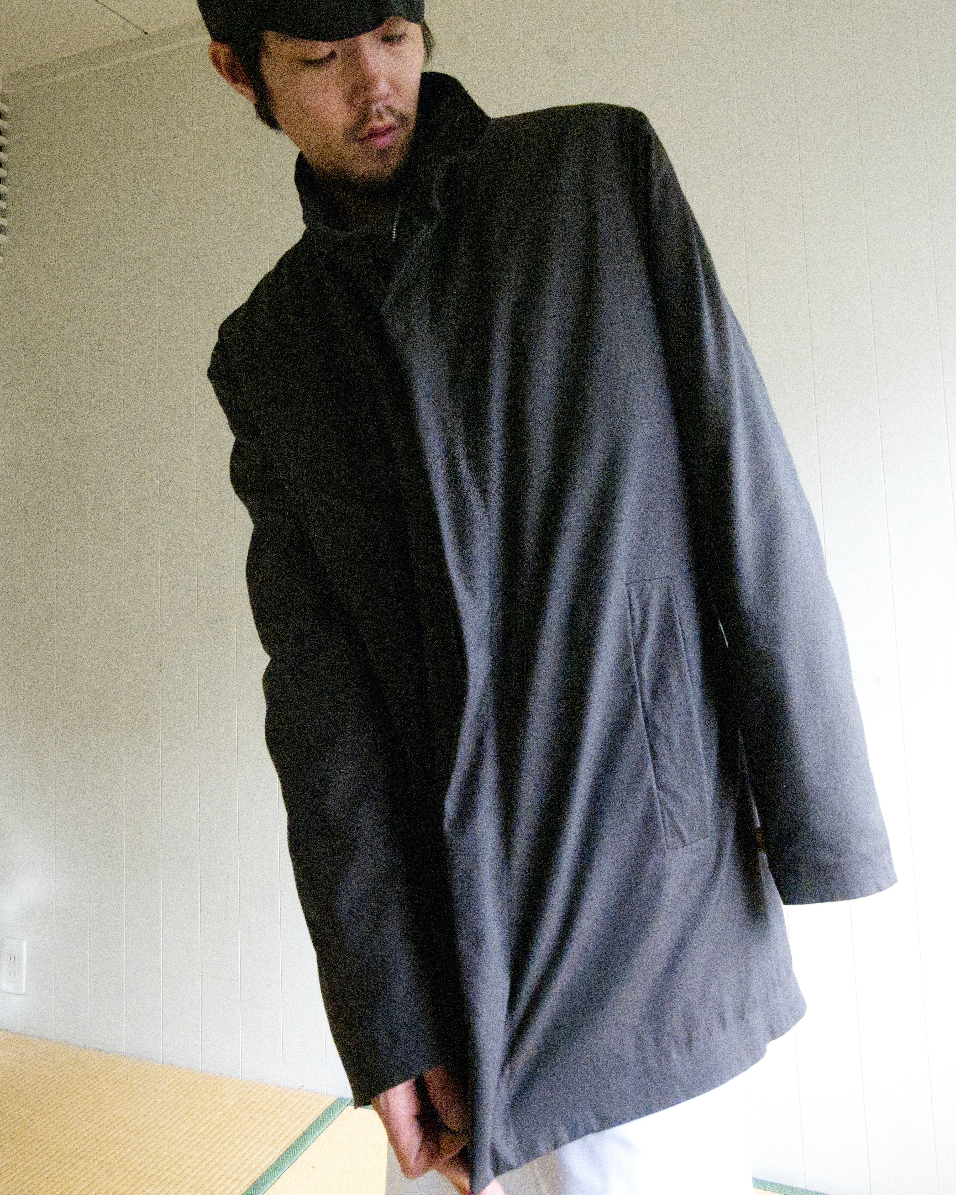 2010FW Calvin Klein Collection stand-collar padding zip coat