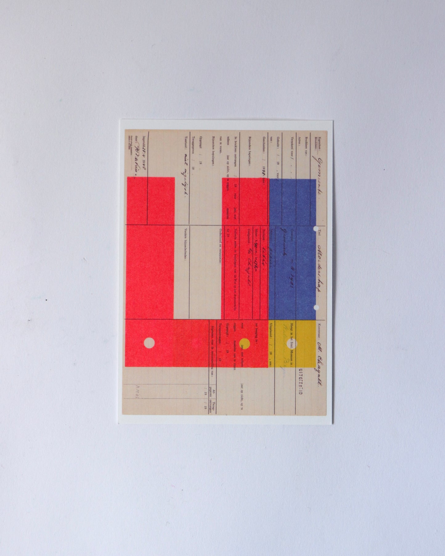 Karel Martens 12 Postcards Set