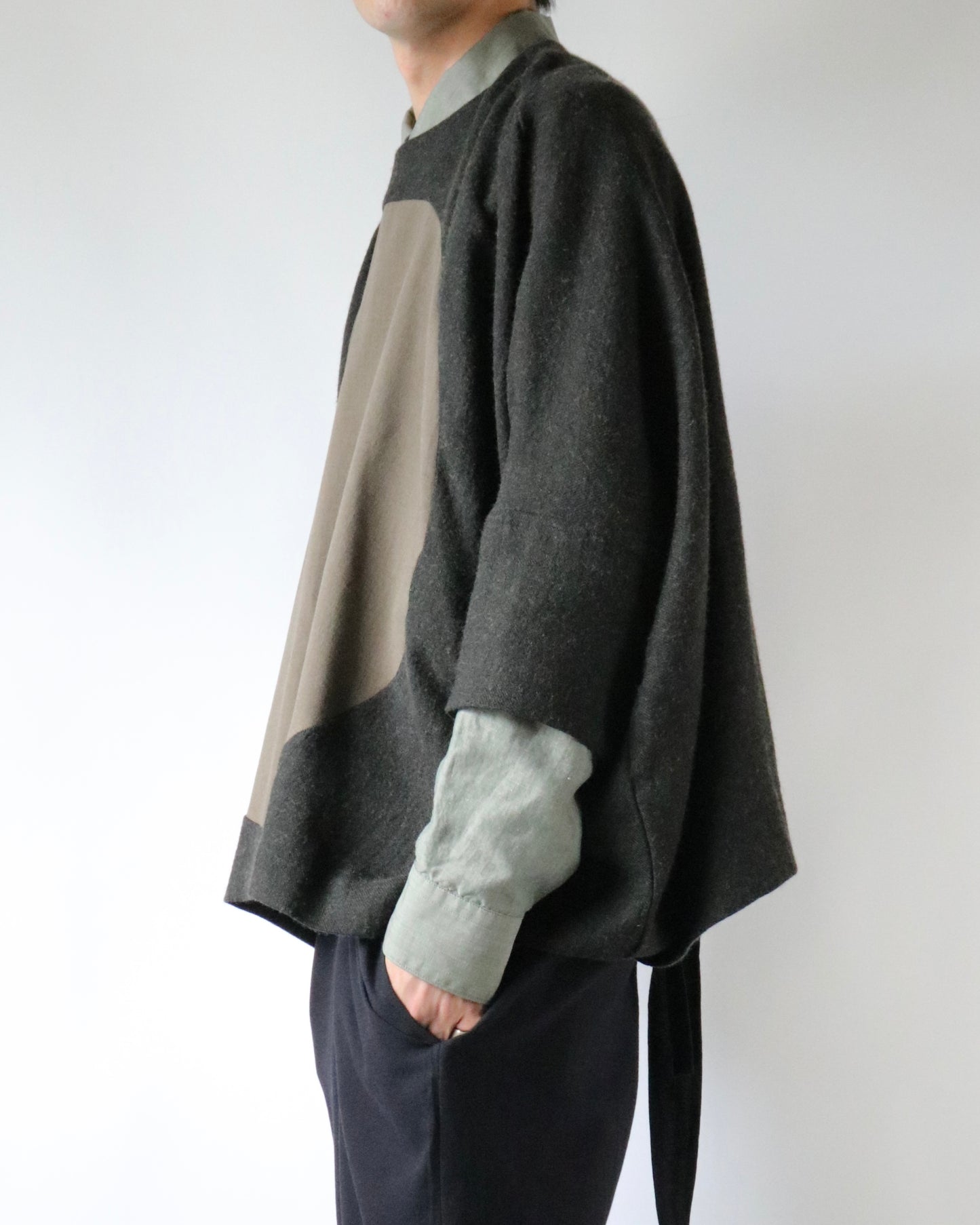 Linen wool and Cotton cashmere shirts