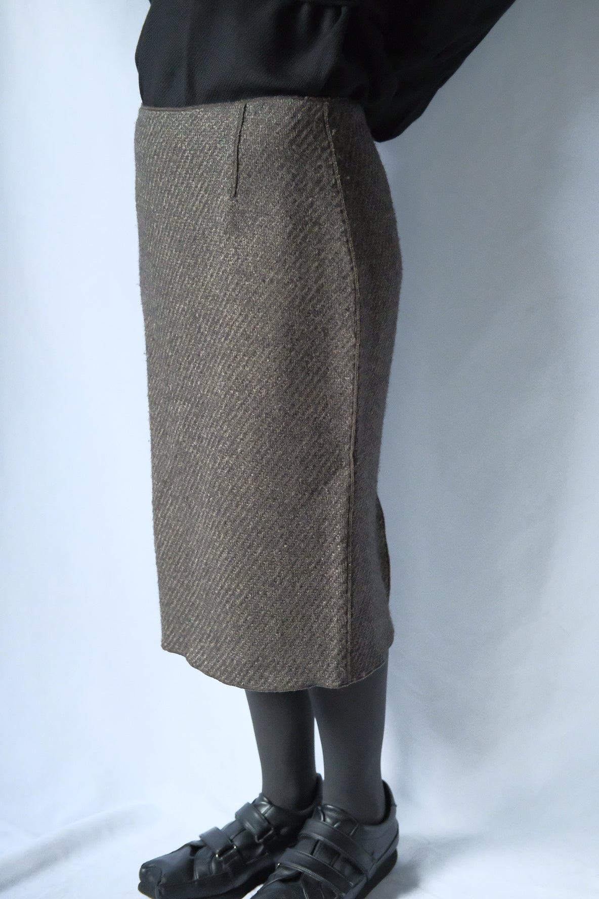 KRIZIA POI  Wool cocoon skirt