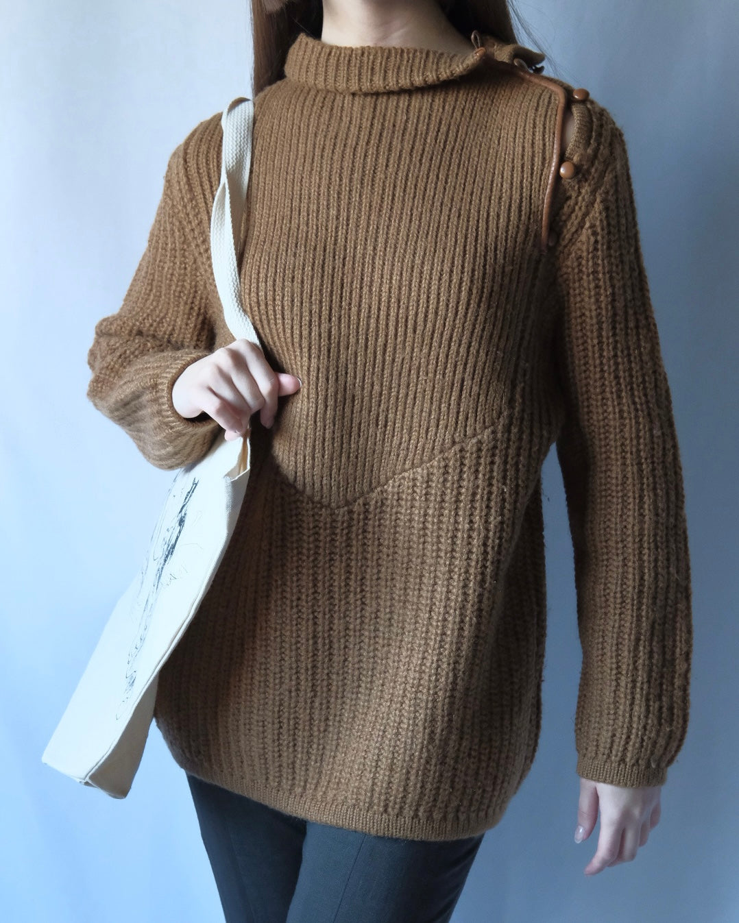 TRASSARDI Assymetry design knit