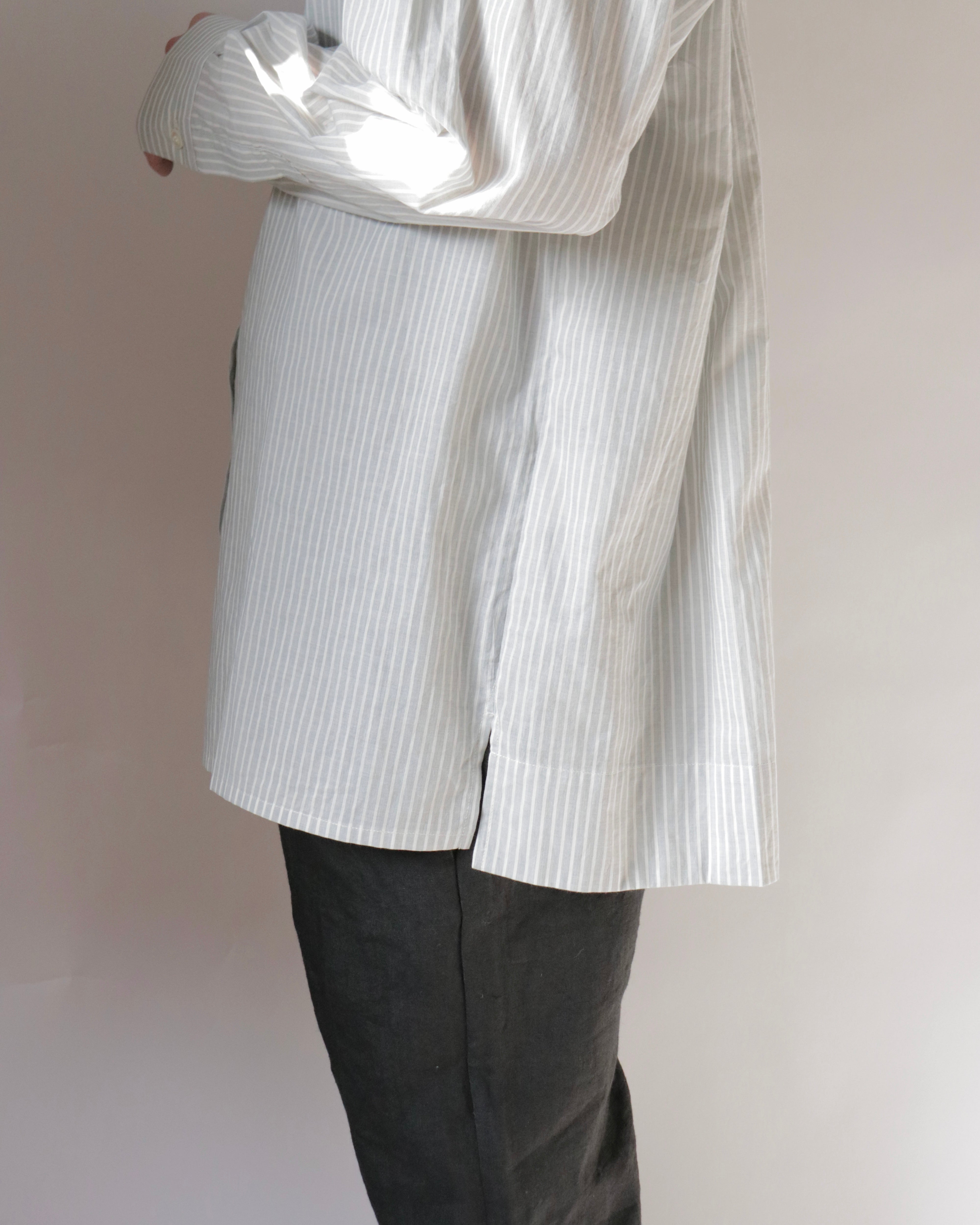 Organic cotton striped shirt