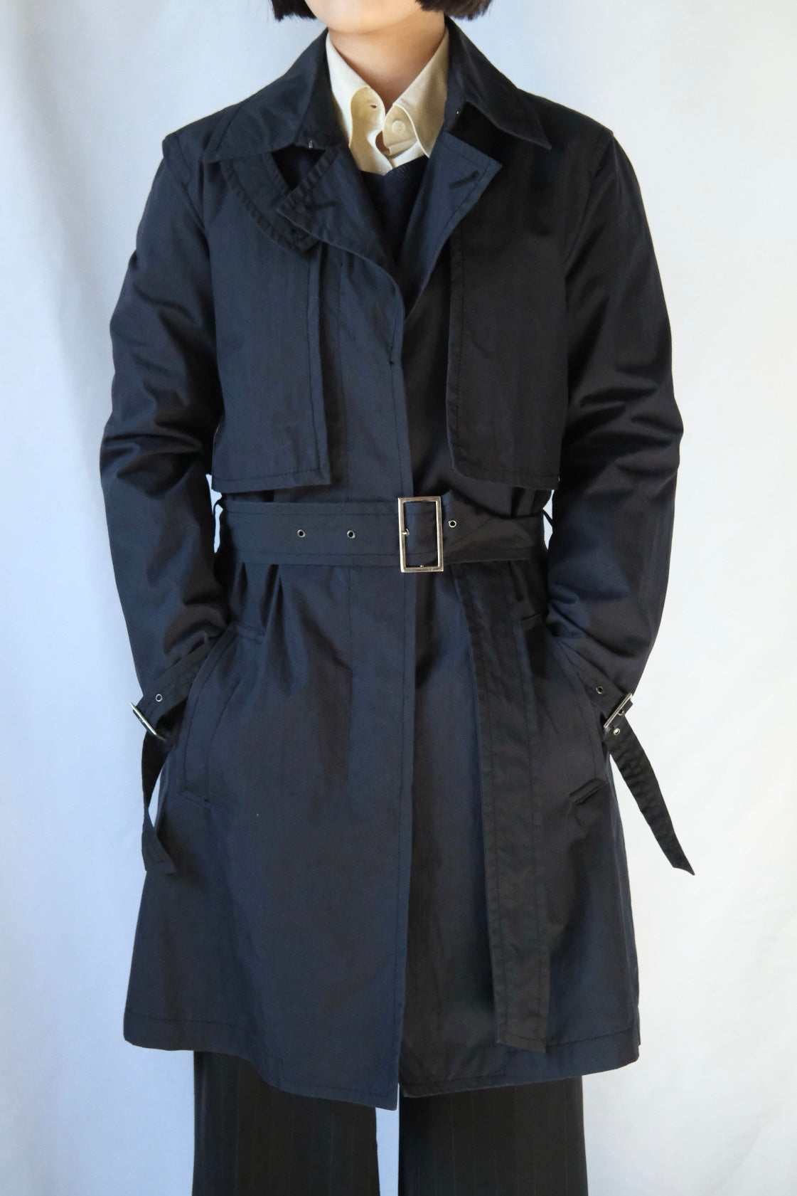 DKNY Cotton Nylon Trench coat