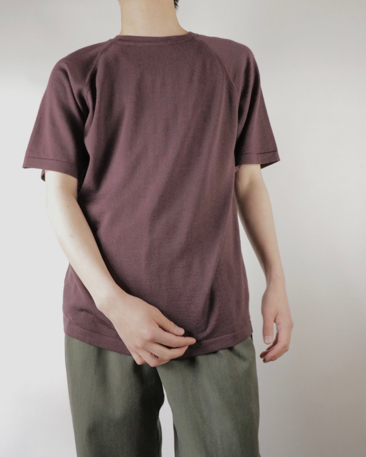 E RT N°19 Merino Tee - Havana